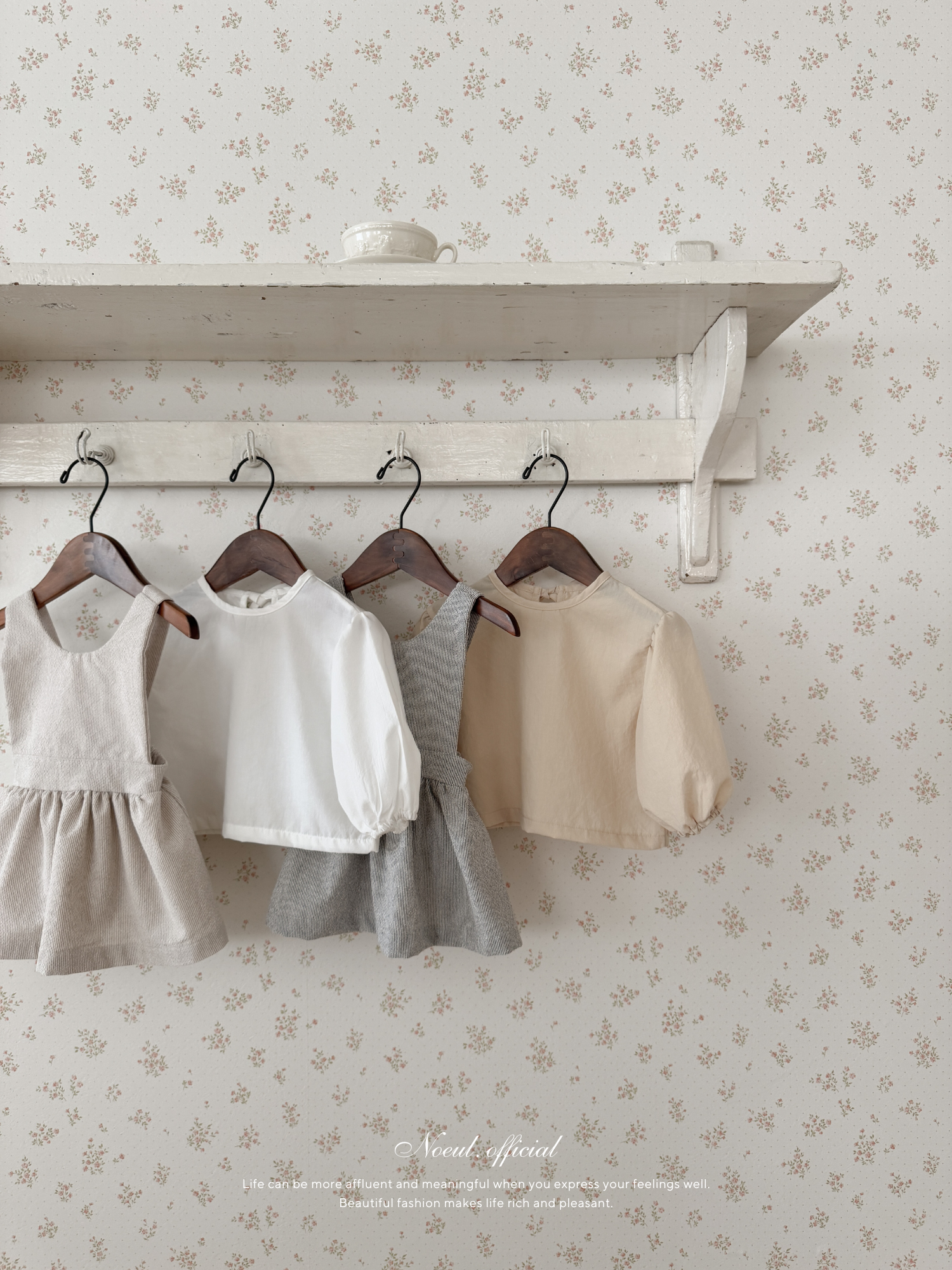 Balloon ribbon blouse (baby)