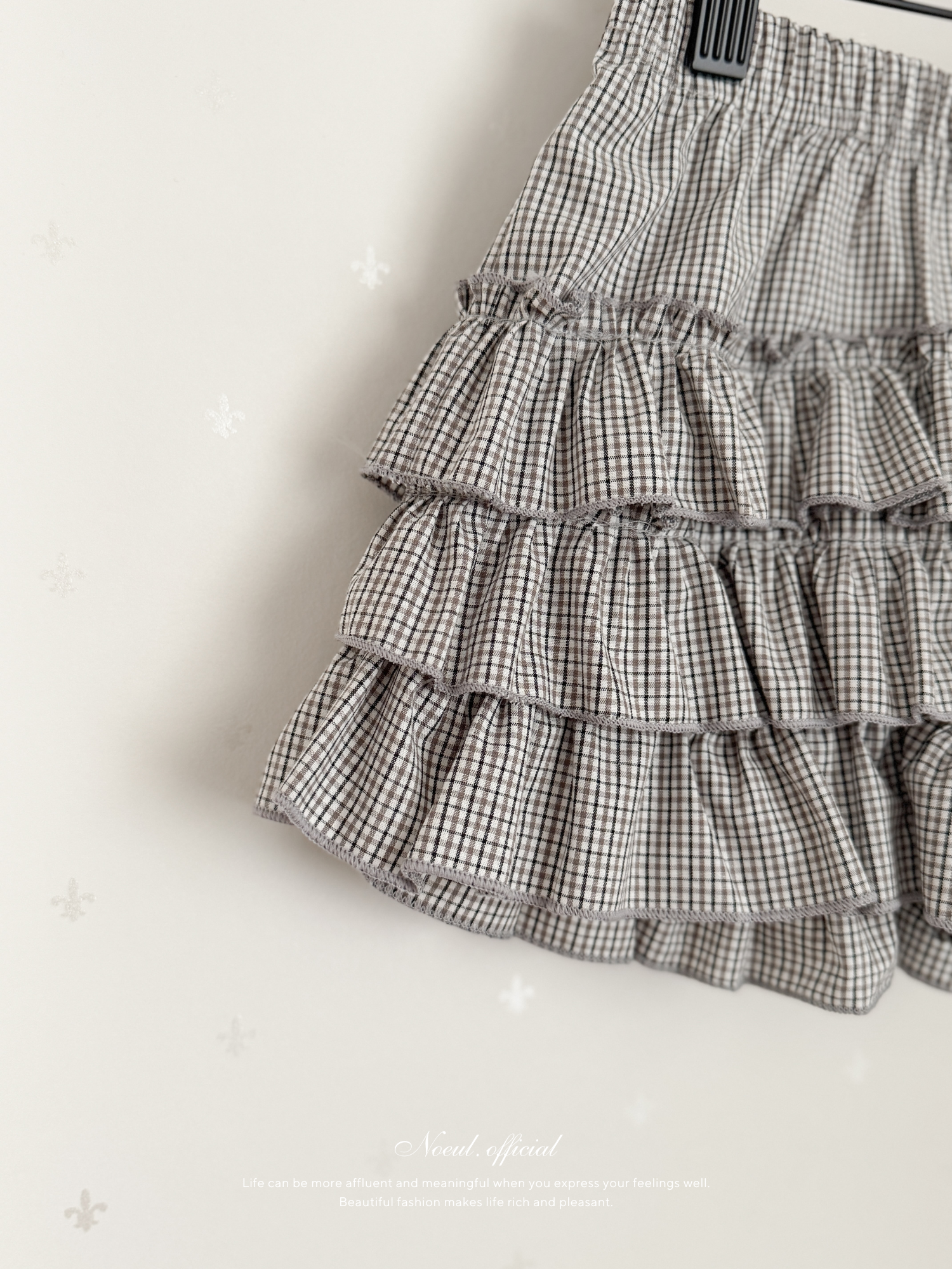 Lulu check cancan pants