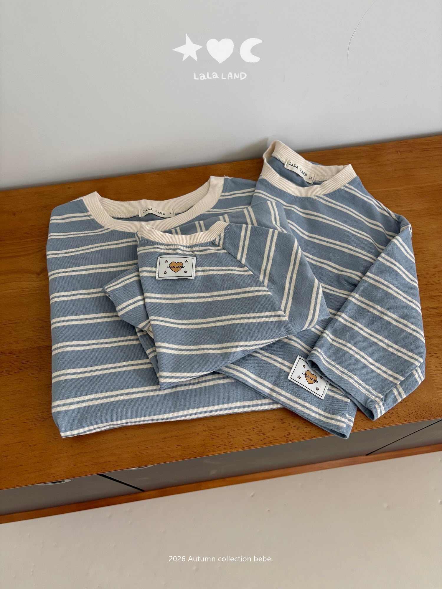 ［Lala land］Saint stripe tee (kids)