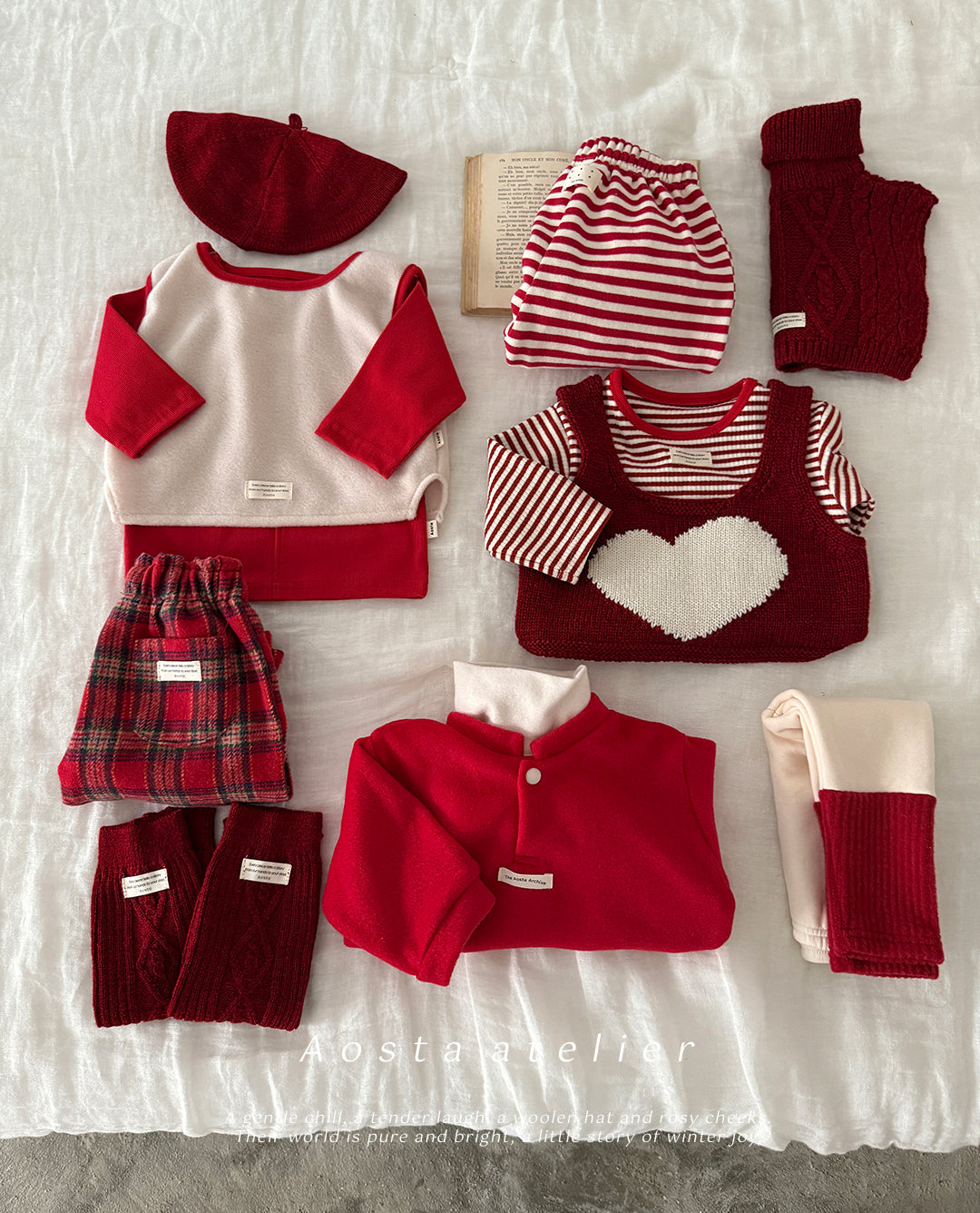 ［Aosta］Check pants