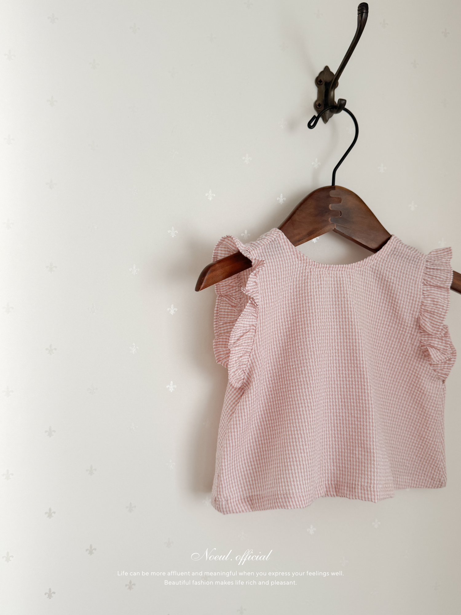 Romantic ribbon frill set
