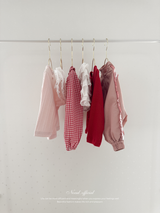 Bell check blouse