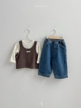 [atomeme] Half Slit Denim