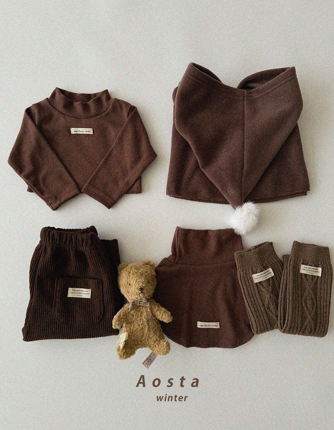 ［Aosta］Fake turtleneck