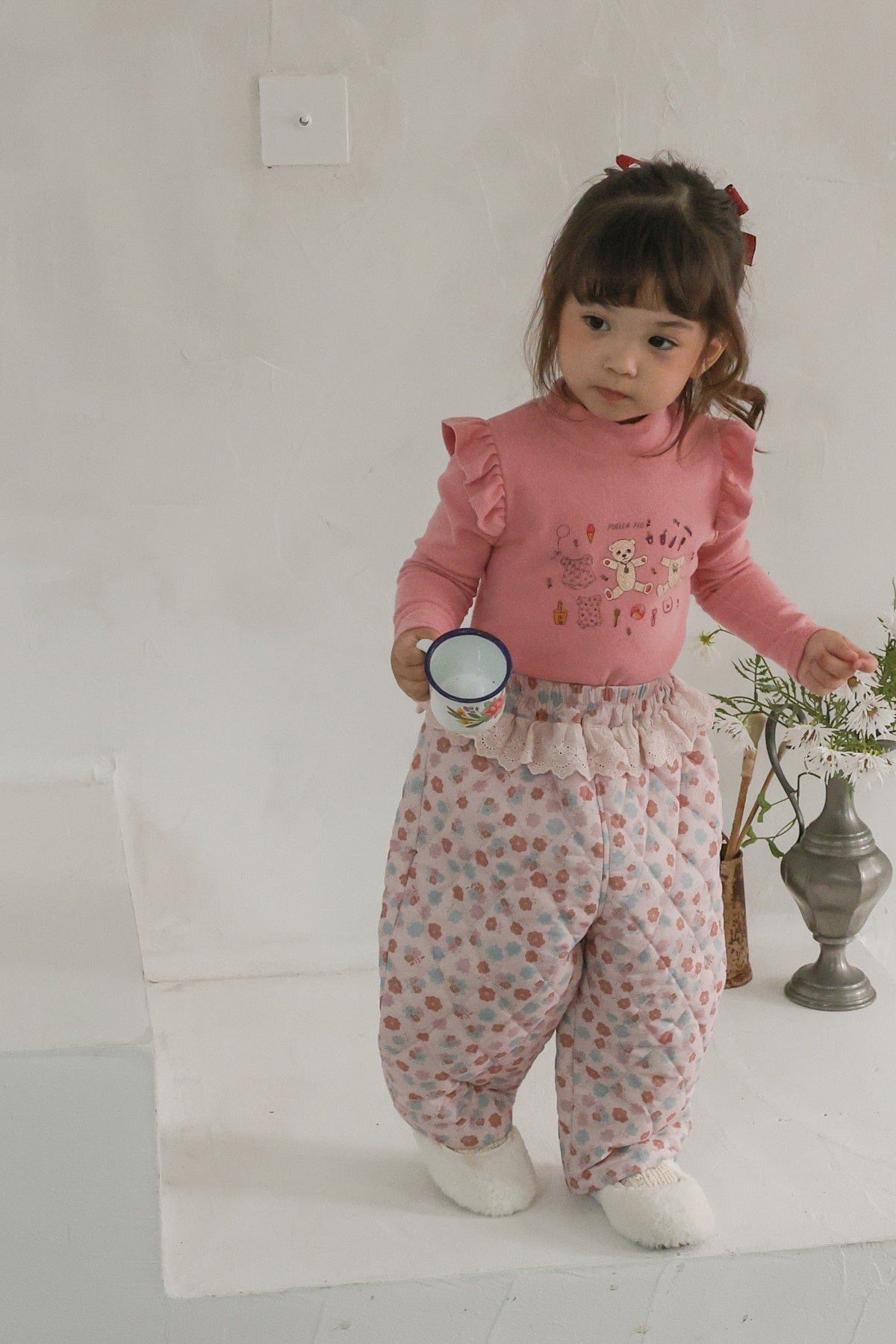 [FLO] Daisy quilting pants