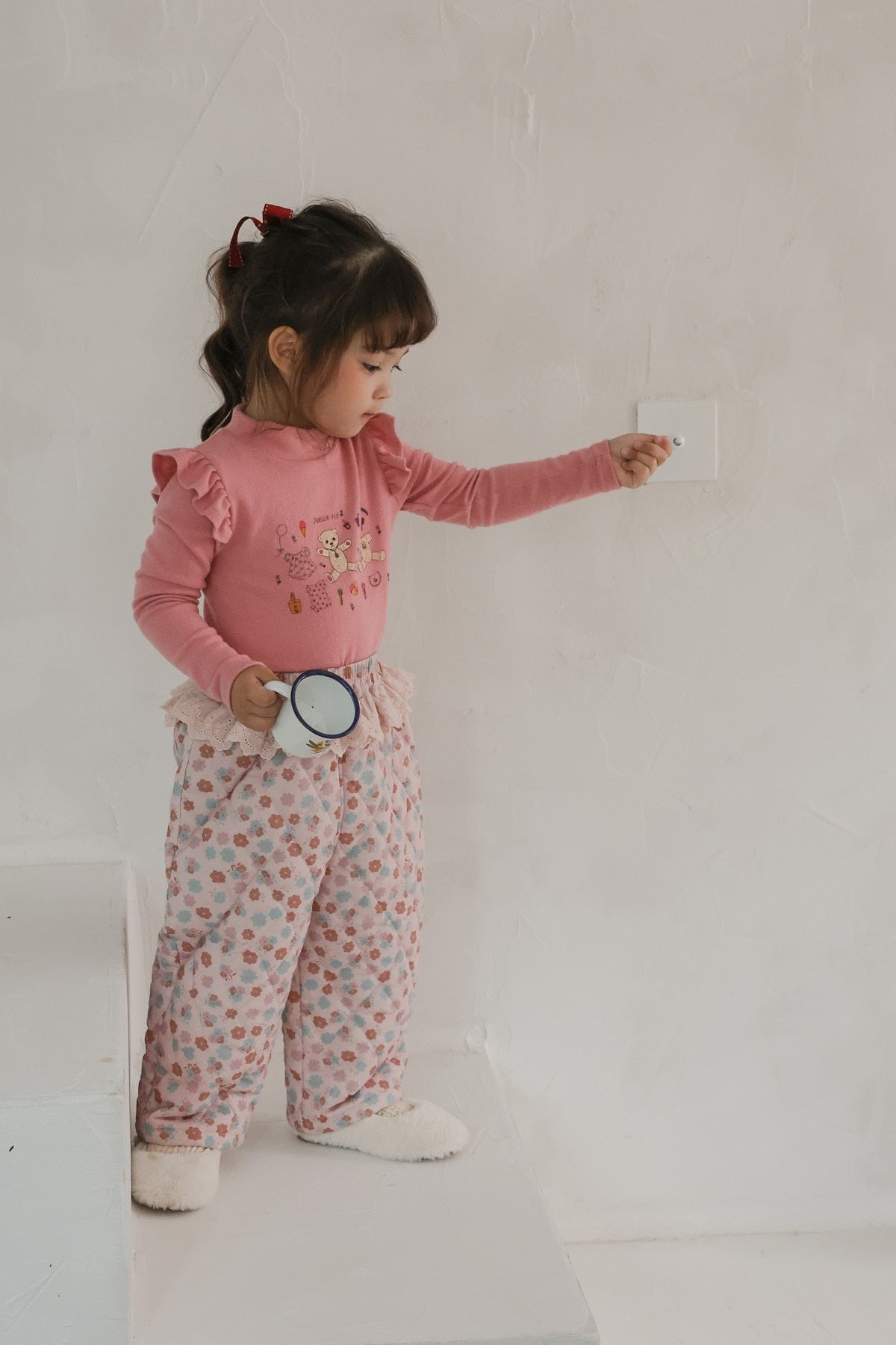 [FLO] Daisy quilting pants