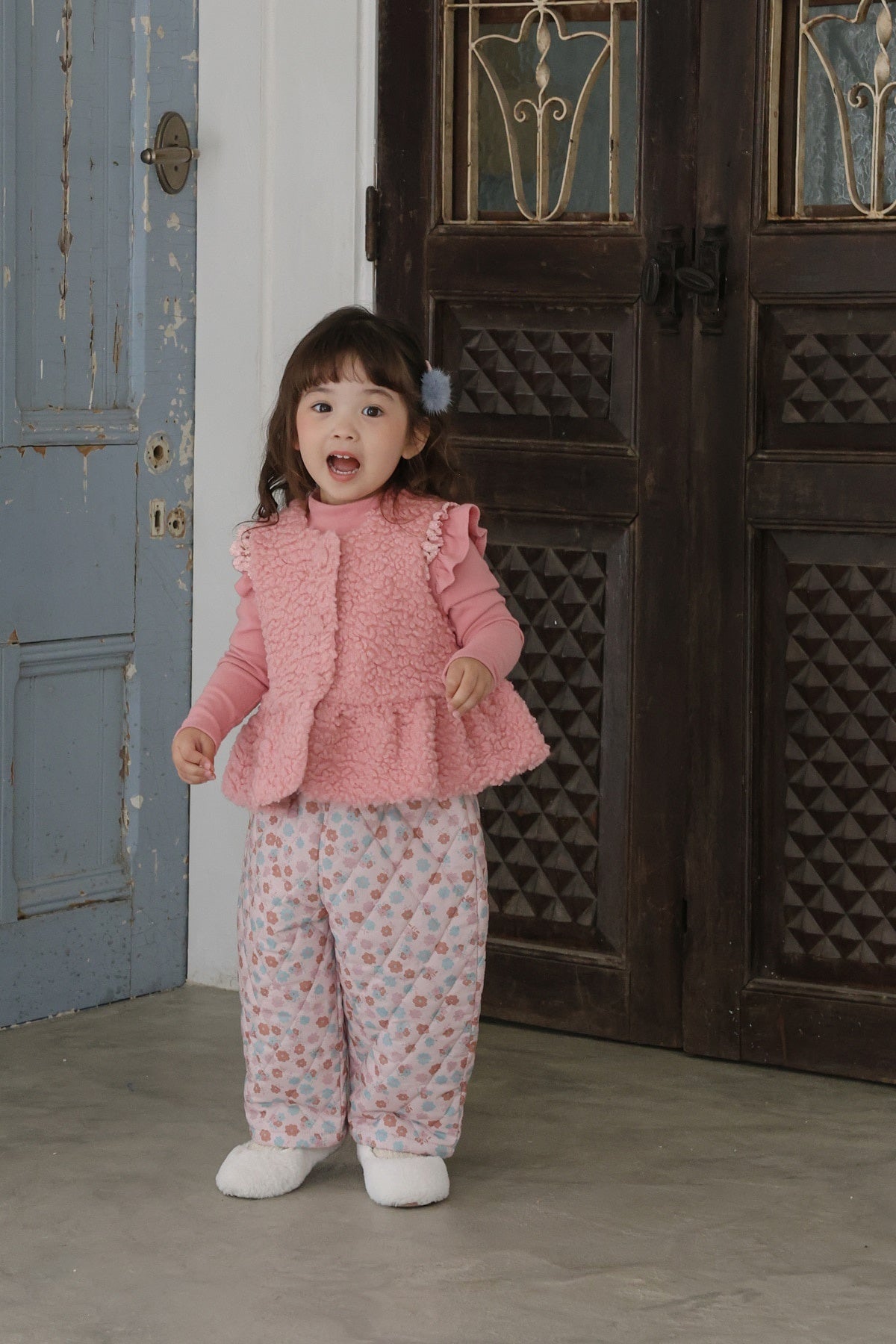 [FLO] Daisy quilting pants