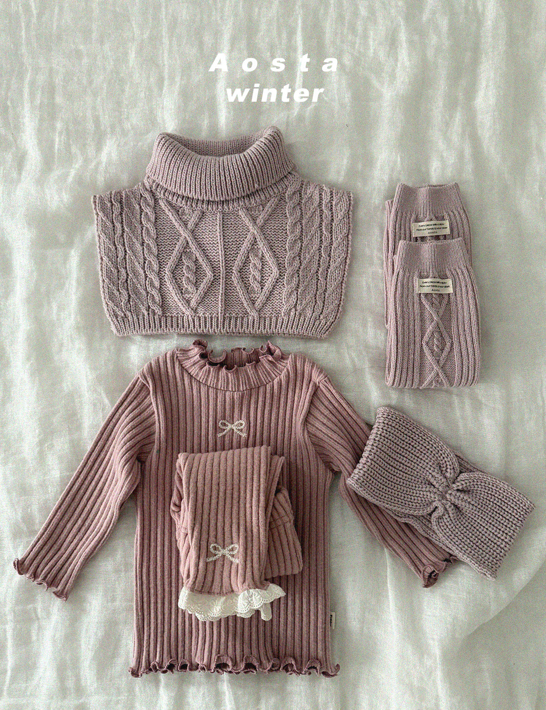 ［Aosta］Knit hairband