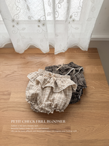 Petit check frill bloomer