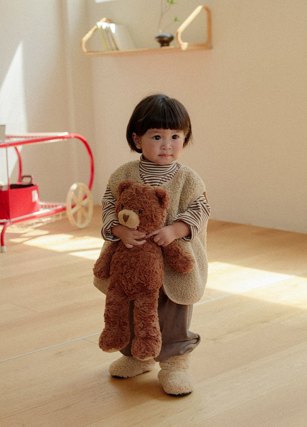 [whitesketchbook] Bichon boa vest
