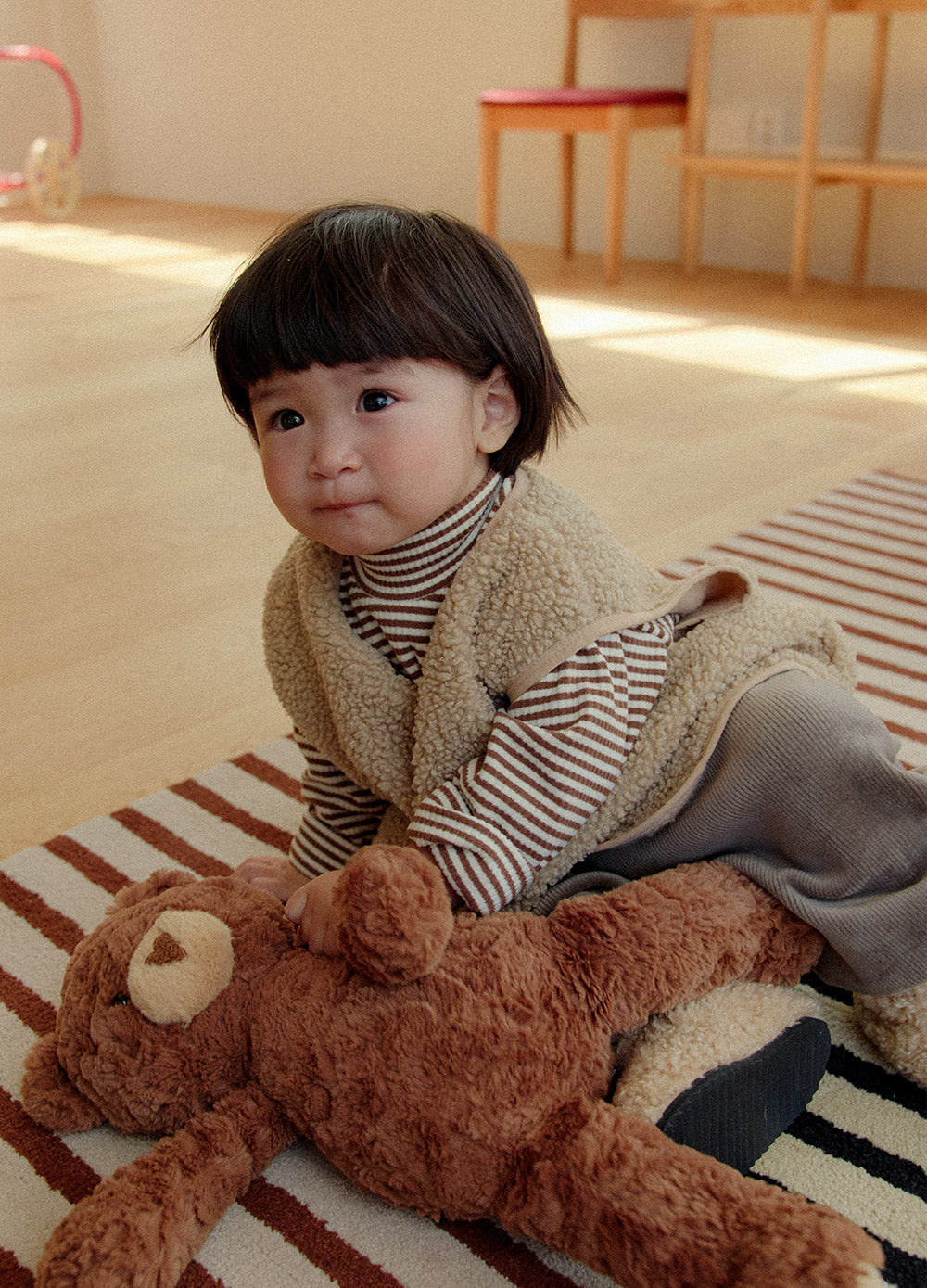 [whitesketchbook] Bichon boa vest