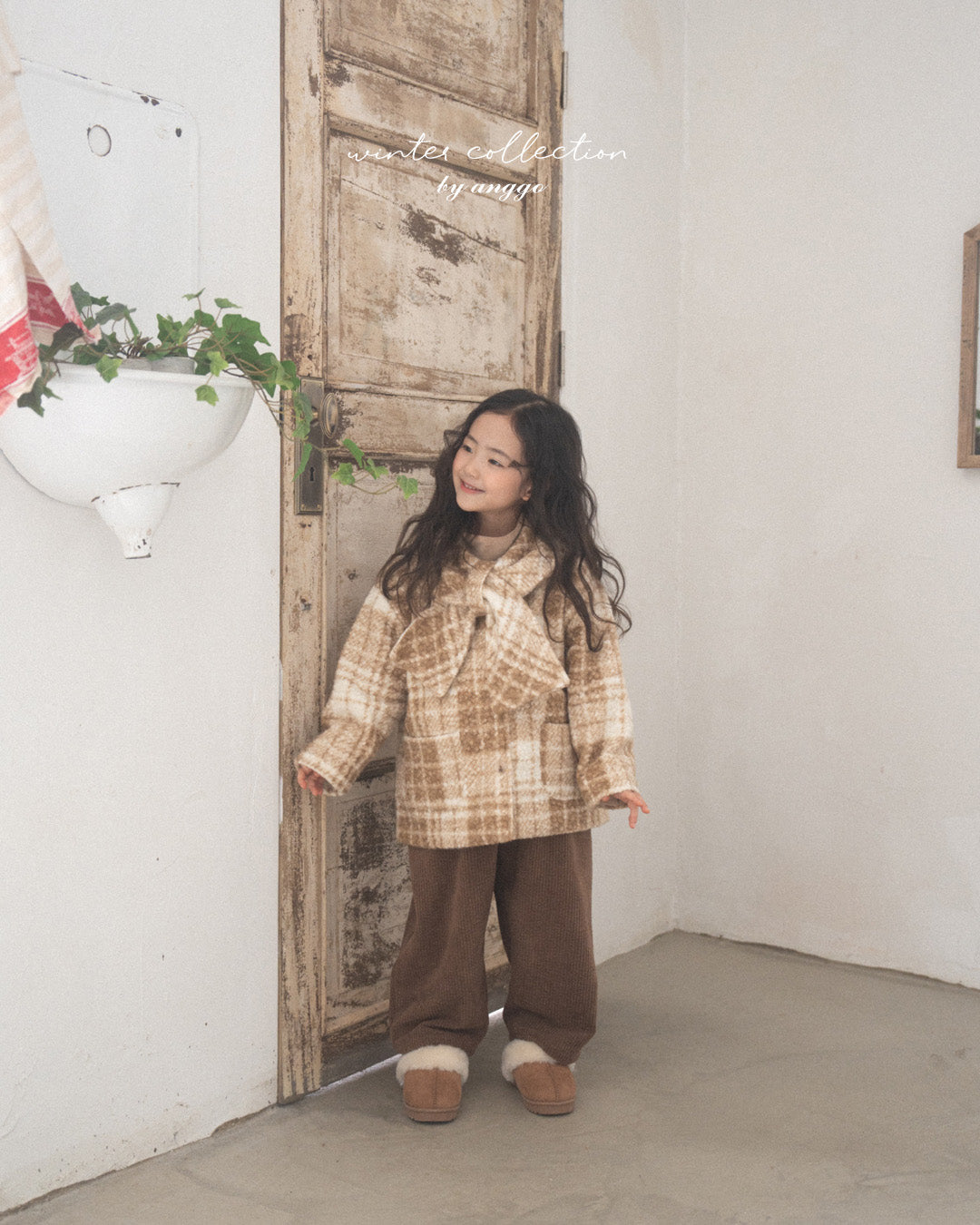 ［anggo］Financier check jacket