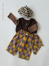 ［Aosta］Patchwork Pants