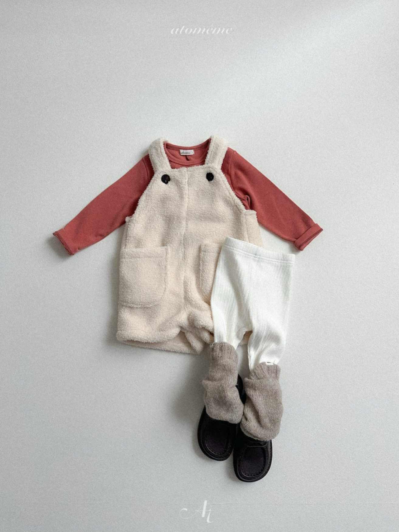 [atomeme] Winter Ribbed Leggings