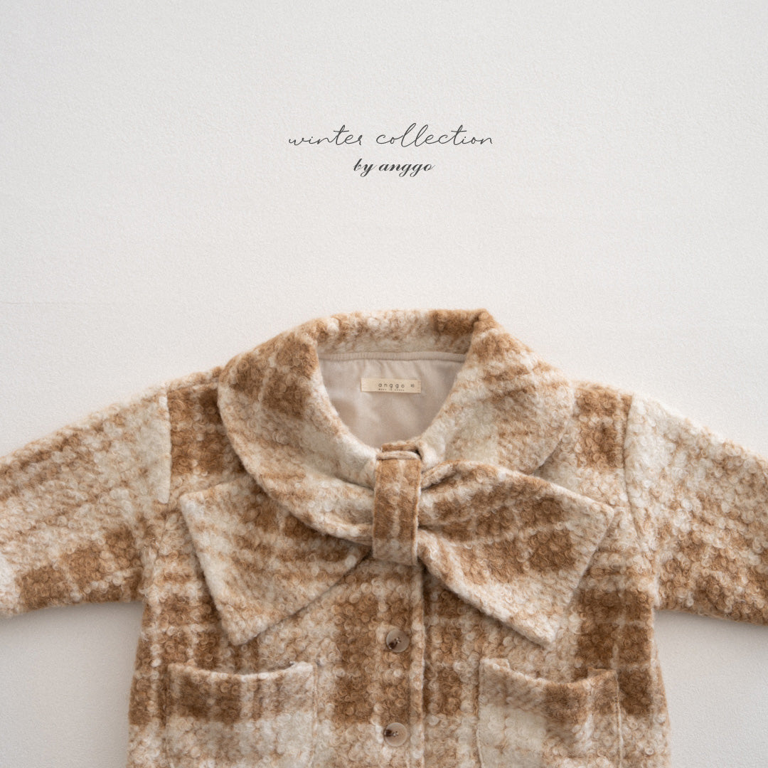 ［anggo］Financier check jacket