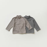 [whitesketchbook] Stripe bottleneck tee