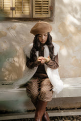 [OREN] Shirley sherpa fur vest
