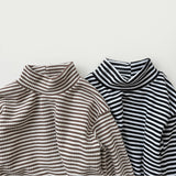 [whitesketchbook] Stripe bottleneck tee