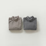 [whitesketchbook] Stripe bottleneck tee