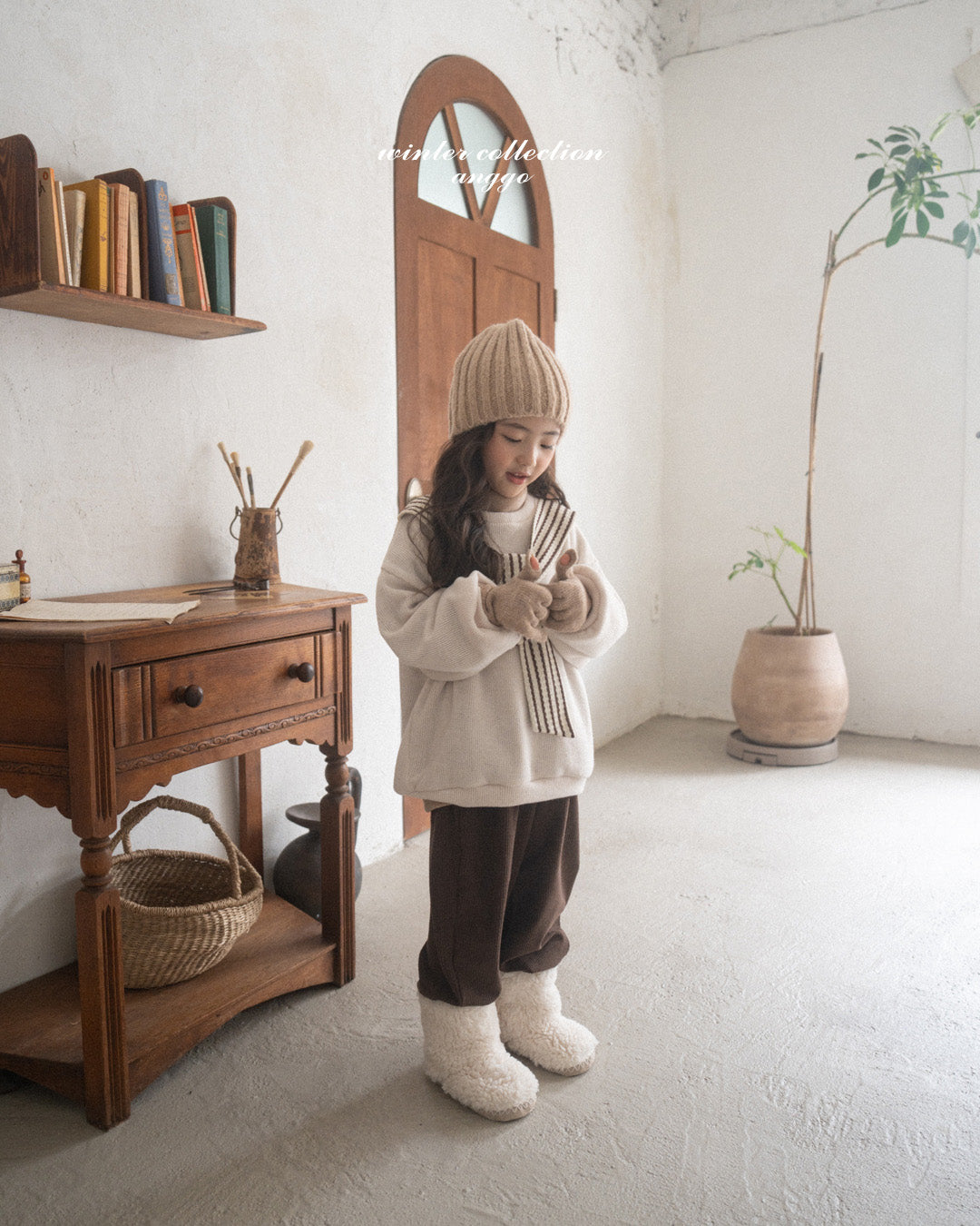 ［anggo］Anggo knit mitten