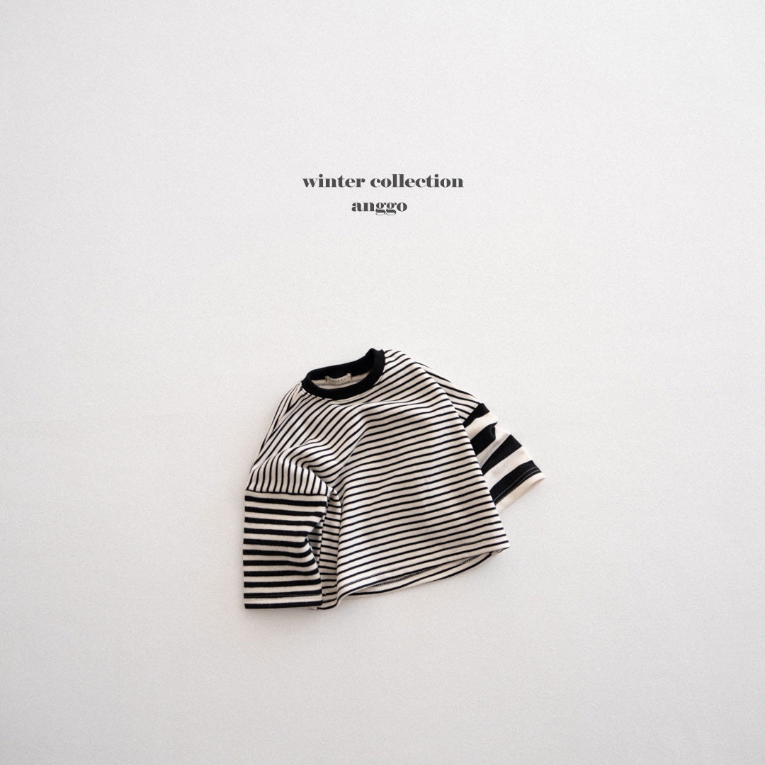 ［anggo］Rusk stripe tops