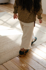 [OREN] Naomi frill corduroy pants