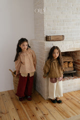 [OREN] Rivka frill blouse