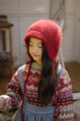 [OREN] Flip knit brim beanie