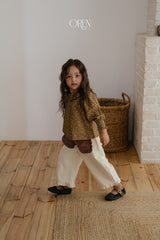 [OREN] Naomi frill corduroy pants