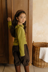 [OREN] Blooming frill picot tee