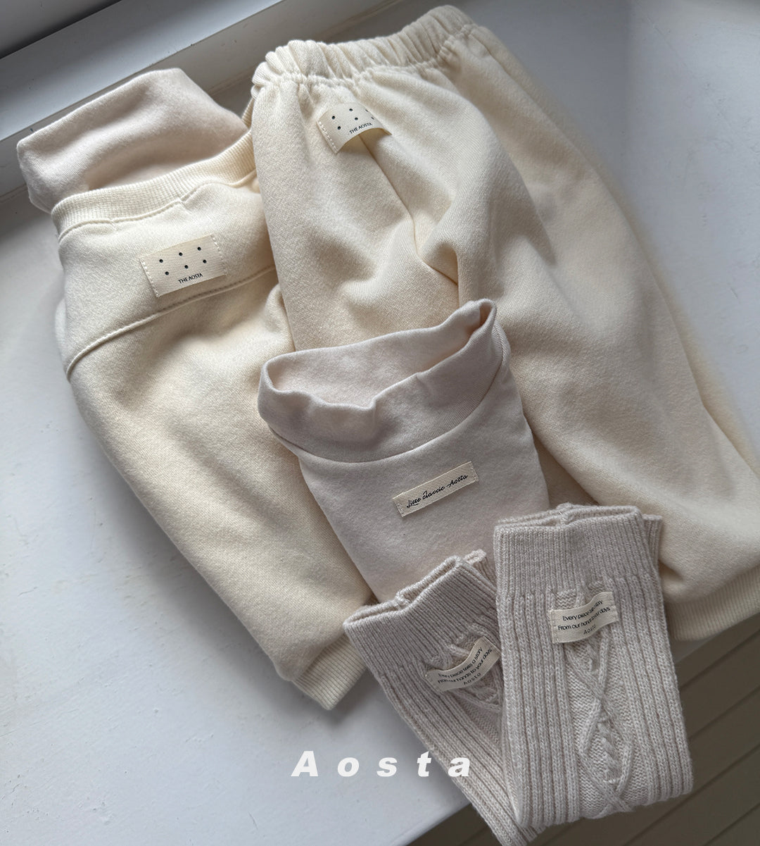 ［Aosta］Fake turtleneck