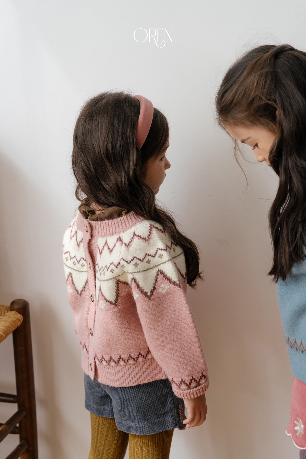 [OREN] Oslo reversible knit cardigan