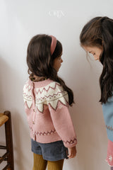 [OREN] Oslo reversible knit cardigan