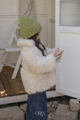 [OREN] Berni toggle fur jacket
