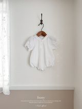 Rabi frill puff rompers