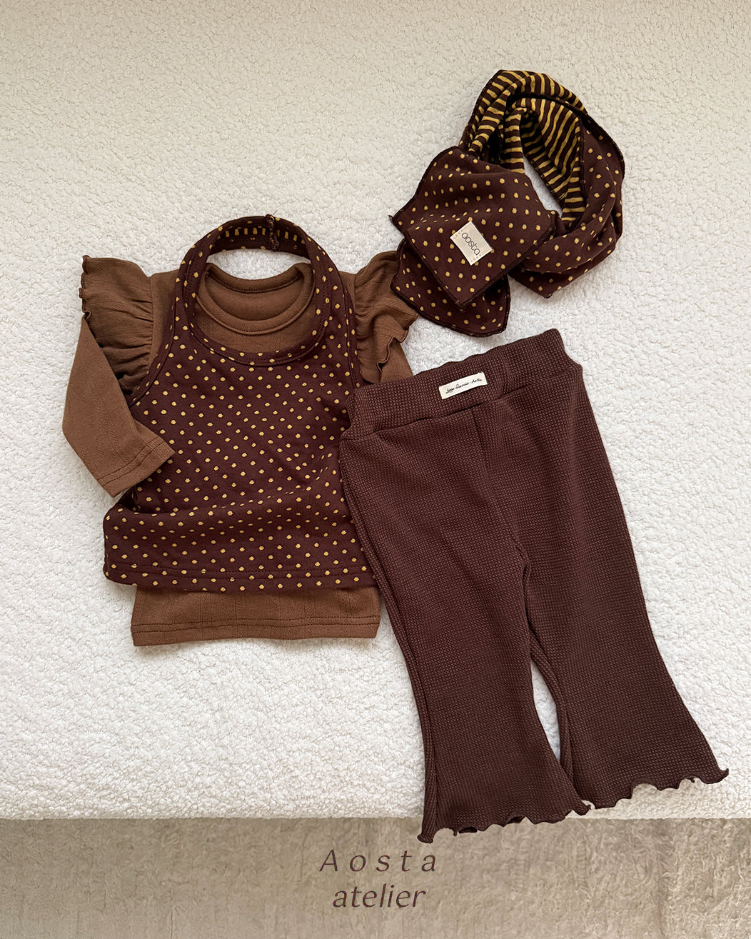 ［Aosta］Choco Chip Muffler