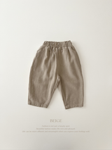 Twill cotton pants