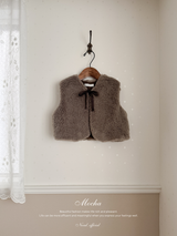Betty fur ribbon vest