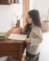 ［anggo］Latte ribbon tops