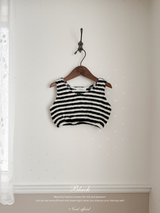 Soft stripe vest