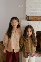 [OREN] Rivka frill blouse