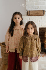 [OREN] Rivka frill blouse
