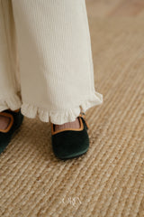 [OREN] Naomi frill corduroy pants