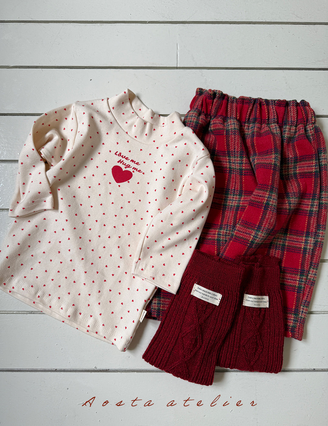 ［Aosta］Check pants