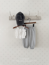 Dot crinkle jogger pants