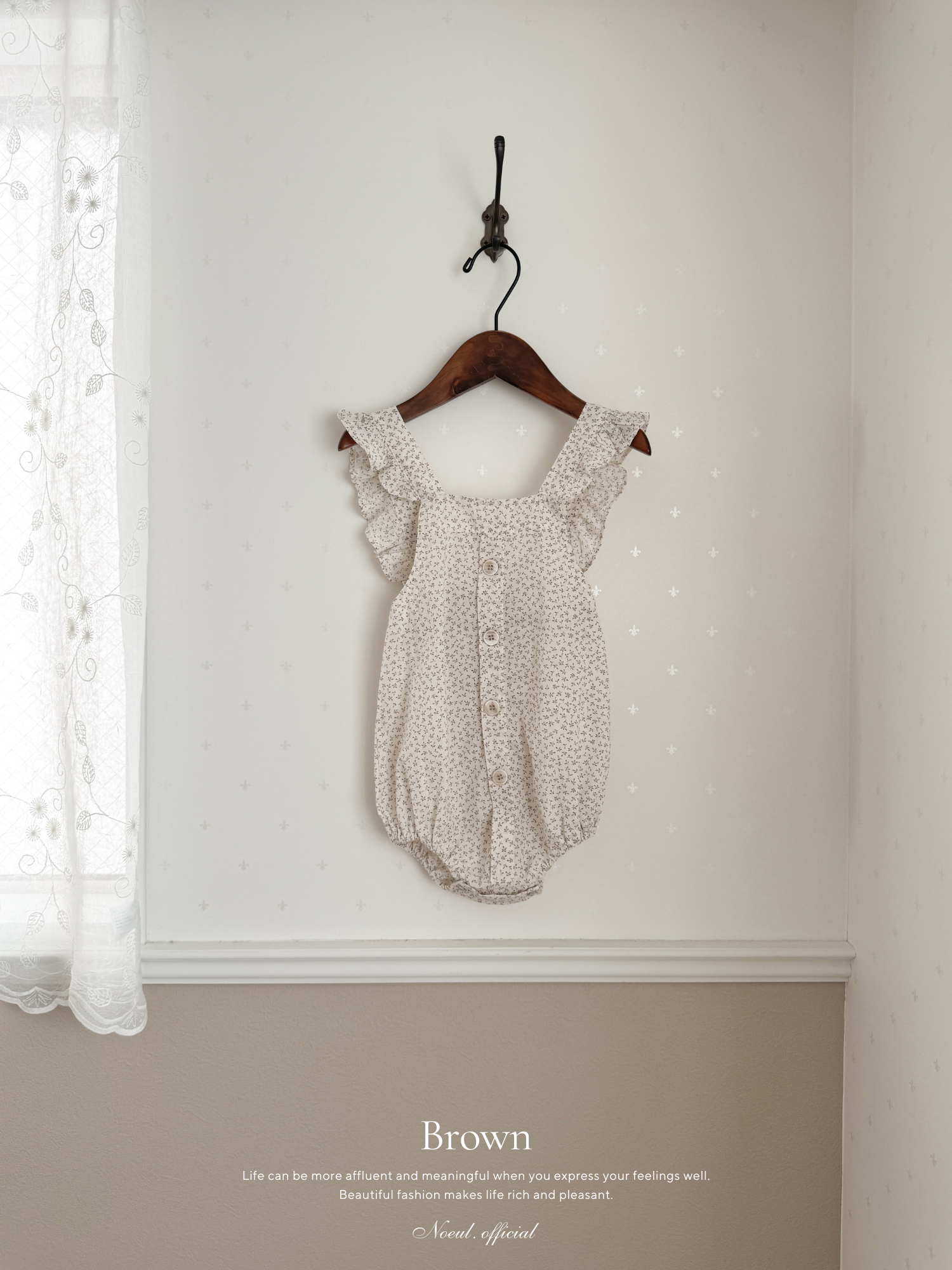 Charming frill rompers