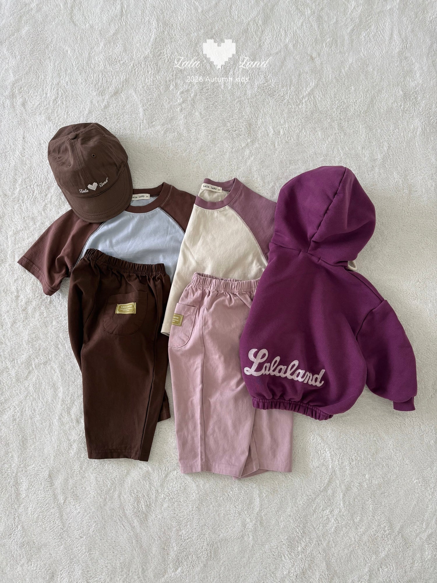 ［Lala land］Beans hood zip up