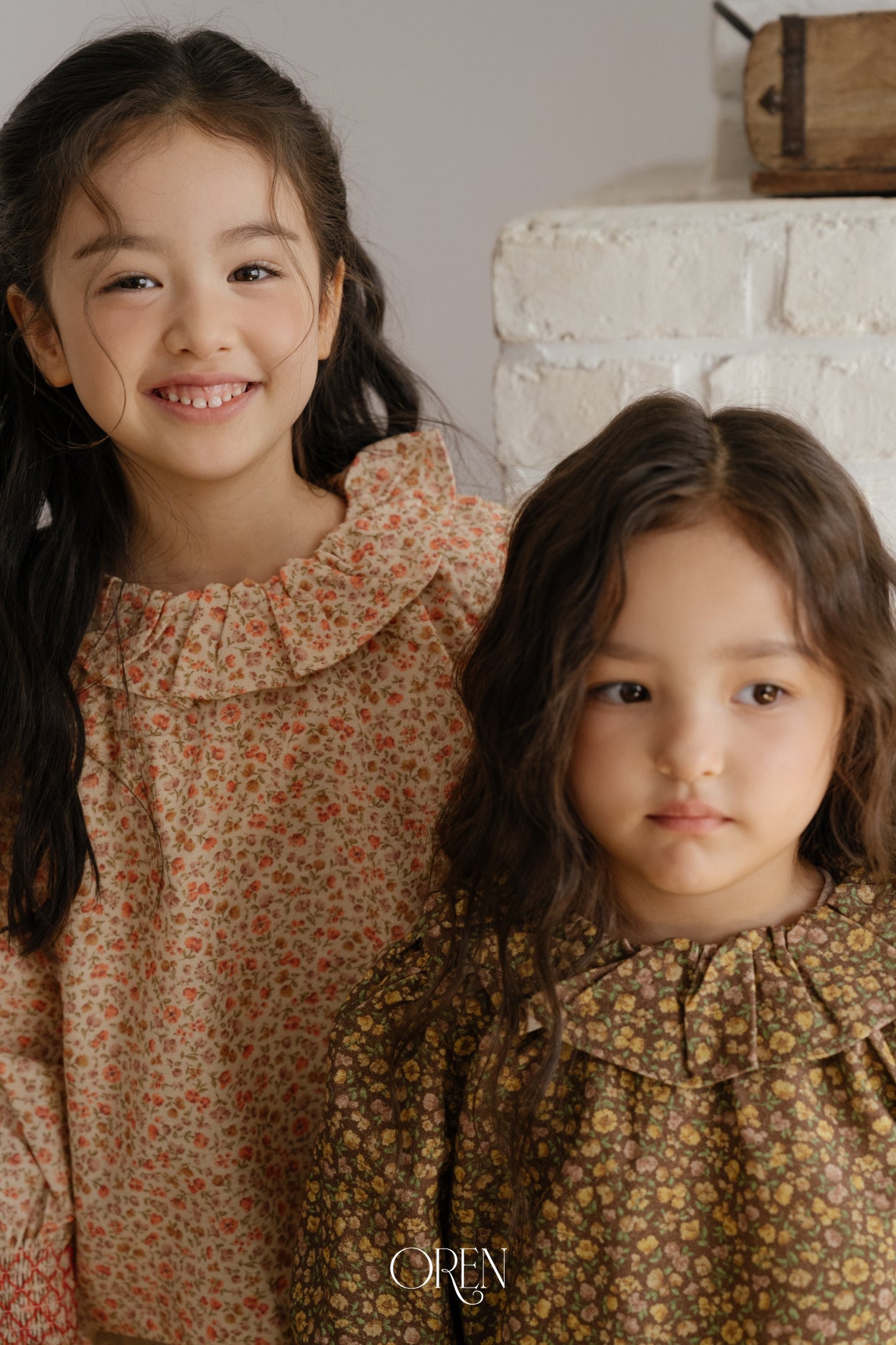 [OREN] Rivka frill blouse