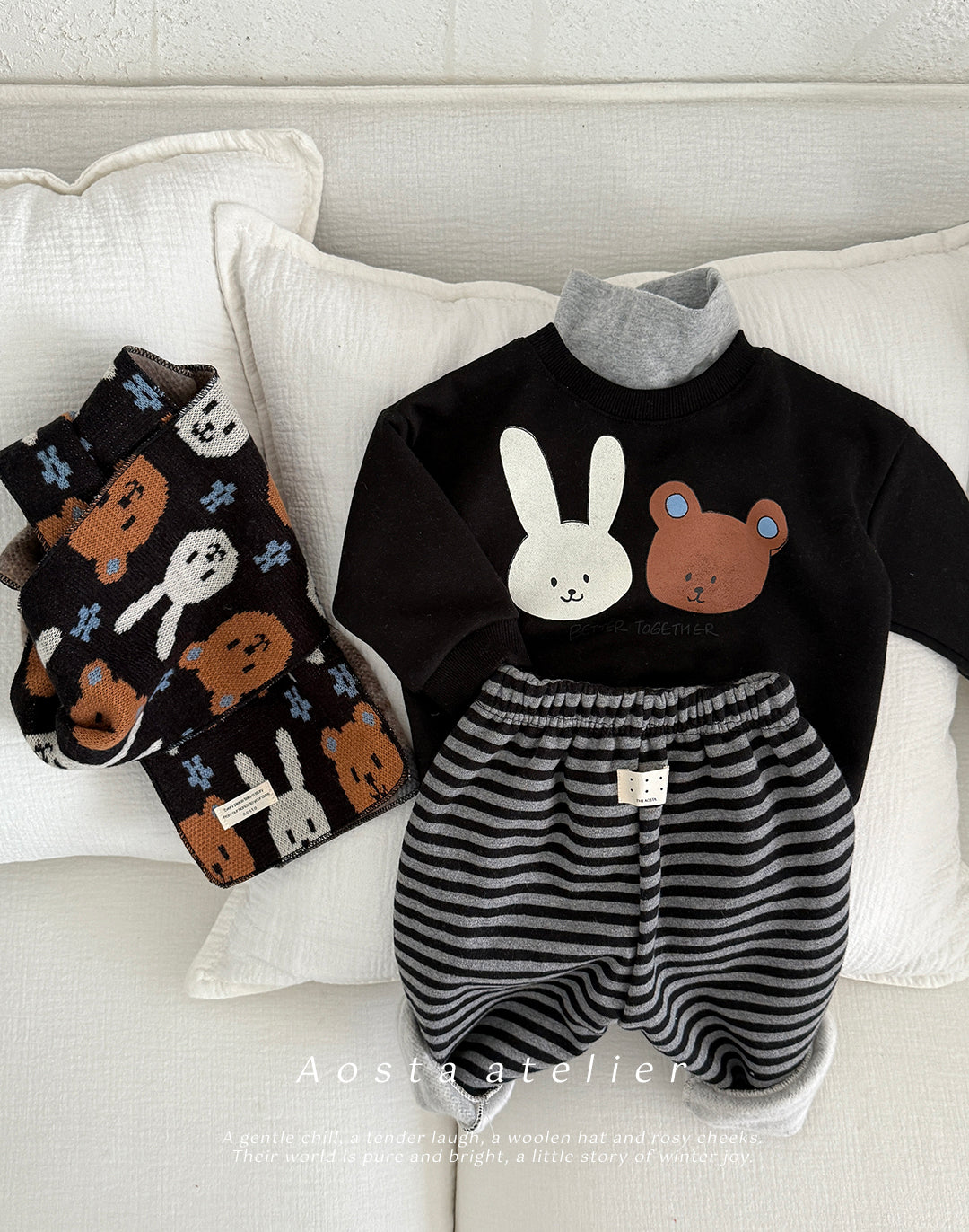 ［Aosta］Fake turtleneck