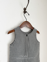 Muse check sleeveless blouse
